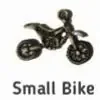 Small Bike charm
